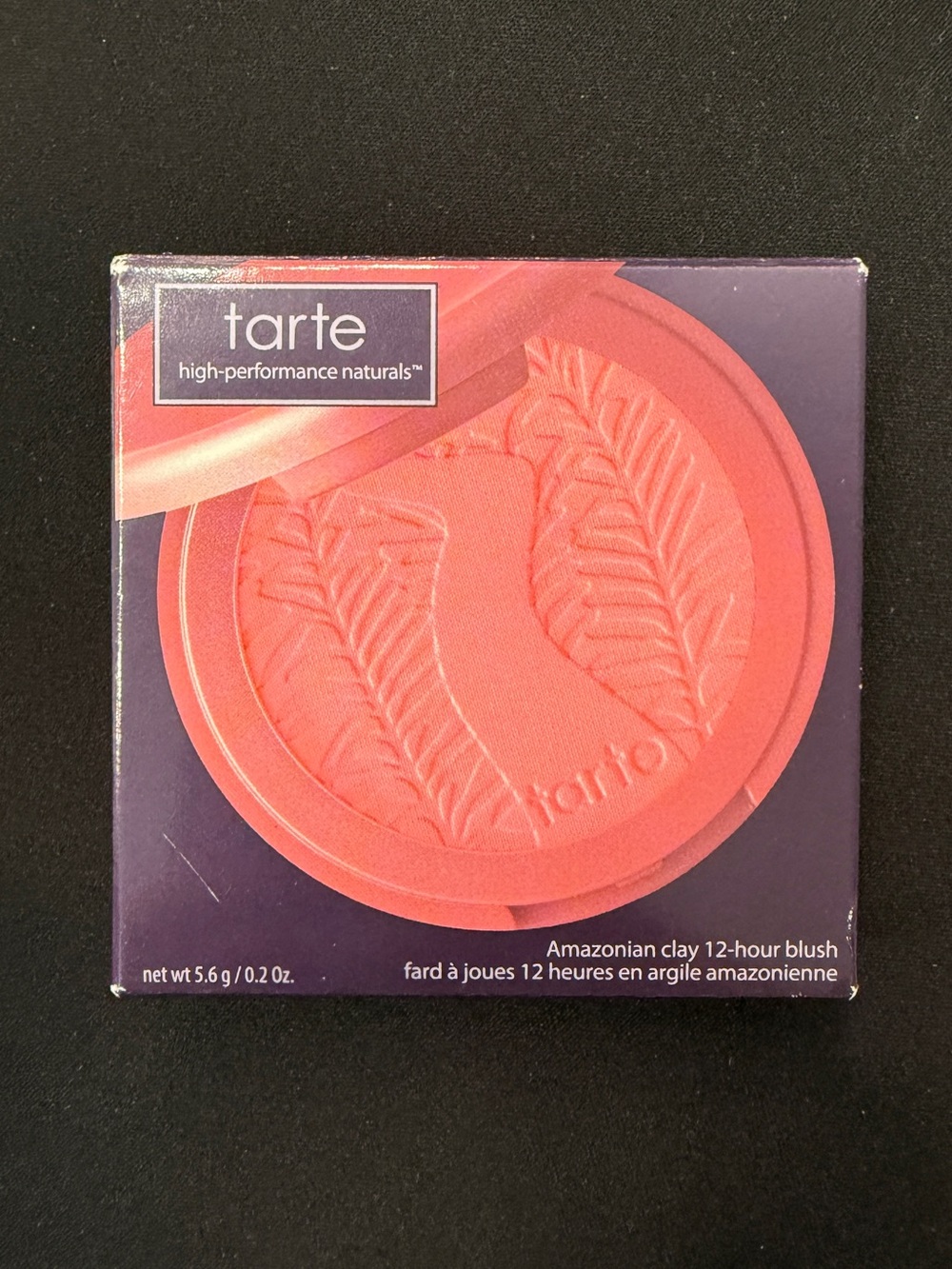 Tarte Amazonian Clay 12 Hour Blush Color BLISSFUL Compact Blush 0.2 oz NIB